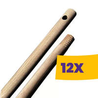 Bonus Bonus erős fa nyél olasz menettel 130cm (Karton - 12 db)