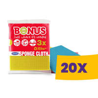 Bonus Bonus szivacsos mosogatókendő 3db-os (Karton - 20 csg)