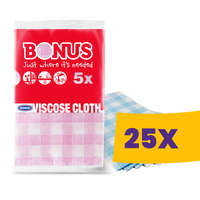 Bonus Bonus viszkóz mosogatókendő 5db (Karton - 25 csomag)