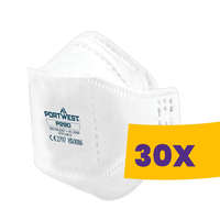 Portwest Portwest P290 EAGLE FFP2 Dolomit összehajtható maszk 20db (Karton - 30 csomag)