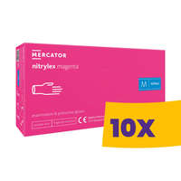 Mercator Mercator Nitrylex Magenta púdermentes nitril vizsgálókesztyű magenta 100db (Karton - 10 csomag)