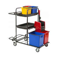 Vermop Vermop MISTRAL Sprint takarítókocsi 2*17L vödör + 4*6L vödör préssel, tolókarral eszköz- és zsáktartóval