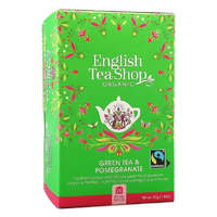 English Tea Shop English Tea Shop Gránátalmás Zöld Tea - filter, 20 db, 40 g