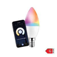 Commel Commel Led izzó Wifi 5,5W C37, E14 RGB 3000K-6500K