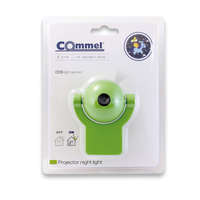 Commel Commel LED éjszakai fény projektor zöld pónis gyerekszobába, alkonykapcsolóval