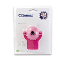 Commel Commel LED éjszakai fény projektor piros tündéres gyerekszobába, alkonykapcsolóval