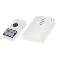 Commel Commel vezeték nélküli csengő, 36 dallam, 100m hatótáv, fehér