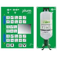 Plum Plum DUO szemkimosó állomás 1000 ml elsősegély szemkimosóval