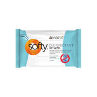 Softy Softy Disinfectant nedves fertőtlenítő törlőkendő 40 lap, visszazárható