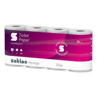 WEPA Satino Wepa Prestige toalettpapír 3 rétegű, fehér, 150 lap, 8 tek/csg 8 csomag/zsák