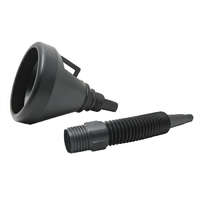 Üzemanyag tölcsér - fém szűrővel - 36 x Ø3,5/13,5 cm