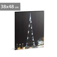  LED-es fali hangulatkép - "Burj Khalifa" - 2 x AA, 38 x 48 cm