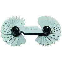 HELIOS-PREISSER Rádiusz sablon 1,0-7,0 mm 17 részes