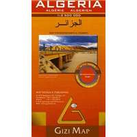 Gizi Map Algéria domborzati térkép Gizi Map 1: 2 500 000