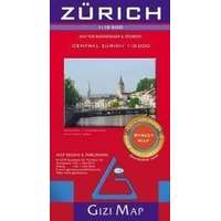 Gizi Map Zürich térkép Gizi Map 1:12 500