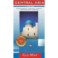 Gizi Map Közép-Ázsia autós térkép Central Asia Gizi Map 1:1 750 000