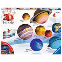  Ravensburger 11668 - Naprendszer puzzle - 540 db-os 3D puzzle, 3 dimenziós bolygók puzzle