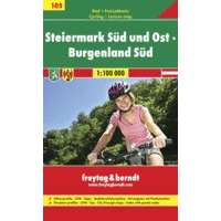 Freytag & Berndt RK 105 Délkelet-Stájerország, Dél-Burgenland kerékpáros térkép Freytag & Berndt 1:100 000