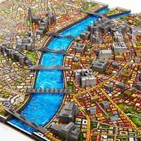 Budapest puzzle 4D Budapest City Puzzle , 4 dimenziós, 61 x 41 x 3 cm