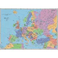 Stiefel Európa országai falitérkép fémléces Stiefel 100x70 cm