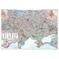 Gizi Map Ukrajna falitérkép Gizi Map 1:1 200 000 130x87 cm