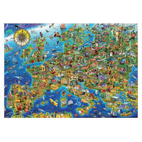 Manó Könyvek Kiadó Educa 17962 - Európa térkép puzzle - 500 db-os 48x34 cm