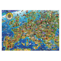 Manó Könyvek Kiadó Educa 17962 - Európa térkép puzzle - 500 db-os 48x34 cm