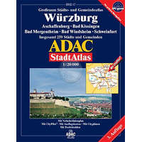 ADAC Würzburg térkép ADAC 1:15 000