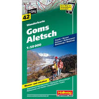 Hallwag Aletsch turista térkép Hallwag 1:15 000
