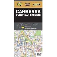 Gregory&#039;s Canberra térkép Universal Publishers UBD State Maps 1: 25 000