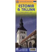 ITMB Észtország térkép ITMB 1:400 000, 1:8000 Estonia / Tallinn térkép