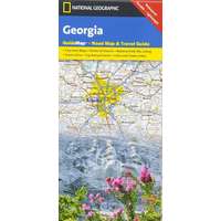 National Geographic Georgia térkép, Georgia állam National Geographic