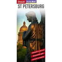 Freytag & Berndt Szentpétervár térkép Insight Guides Flexi Map Szentpétervár várostérkép