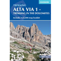 Cicerone Press Alta Via 1 - Trekking in the Dolomites : Includes 1:25,000 map booklet Cicerone túrakalauz, útikönyv - angol 2022