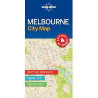 Lonely Planet Melbourne térkép Lonely Planet City Map vízálló 1:12 500