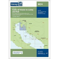 Imray,Laurie,Norie &amp; Wilson Ltd Imray Chart M24 : Golfo di Trieste to Losinj and Rab - Isztria hajózási térkép 2019