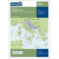 Imray,Laurie,Norie &amp; Wilson Ltd Imray Chart M23 : Golfo di Trieste to Bar and Promontorio del Gargano : M23 - Trieszt hajózási térkép 2020