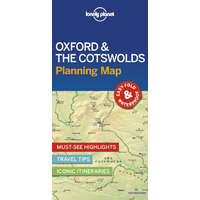 Lonely Planet Oxford térkép, Oxford város térkép Cotswolds térkép Lonely Planet