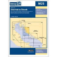 Imray,Laurie,Norie &amp; Wilson Ltd Imray Chart M25 : Otok Rab to Sibenik