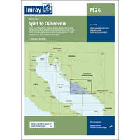 Imray,Laurie,Norie &amp; Wilson Ltd Imray Chart M26 : Split to Dubrovnik