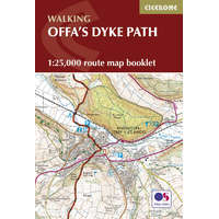 Cicerone Press Offa&#039;s Dyke Map Booklet Cicerone túrakalauz, útikönyv - angol