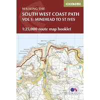 Cicerone Press South West Coast Path Map Booklet - Vol 1: Minehead to St Ives Cicerone túrakalauz, útikönyv - angol