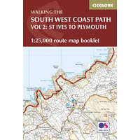 Cicerone Press South West Coast Path Map Booklet - Vol 2: St Ives to Plymouth Cicerone túrakalauz, útikönyv - angol