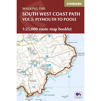 Cicerone Press South West Coast Path Map Booklet - Vol 3: Plymouth to Poole Cicerone túrakalauz, útikönyv - angol