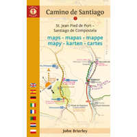 Camino Guides Camino de Santiago Maps Camino Frances térképek : St. Jean Pied de Port - Santiago de Compostela