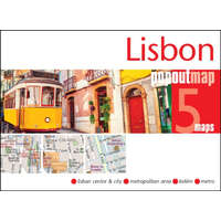 Borch Lisszabon térkép, Lisszabon várostérkép, zsebtérkép 2024