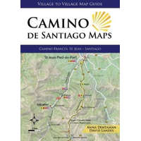 Village to Village Press Camino de Santiago Maps : Camino Frances: St. Jean - Santiago 2018 angol Camino könyv, térképek