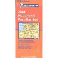 Michelin 532. Pays-Bas Sud térkép Michelin 1:200 000