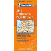 Michelin 532. Pays-Bas Sud térkép Michelin 1:200 000