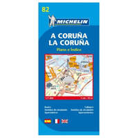 Michelin 82. La Coruna térkép Michelin 9082. 1:11 000